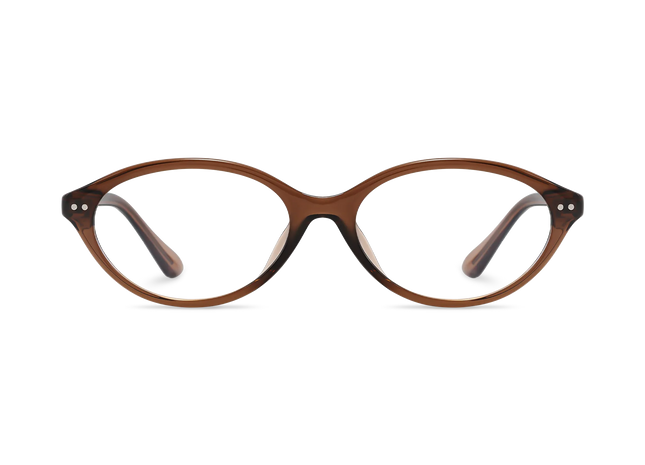 Piper Dark Brown Round Glasses 2