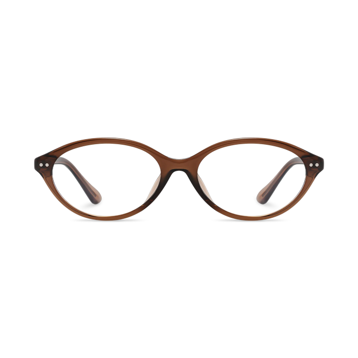 Piper Dark Brown Round Glasses 2