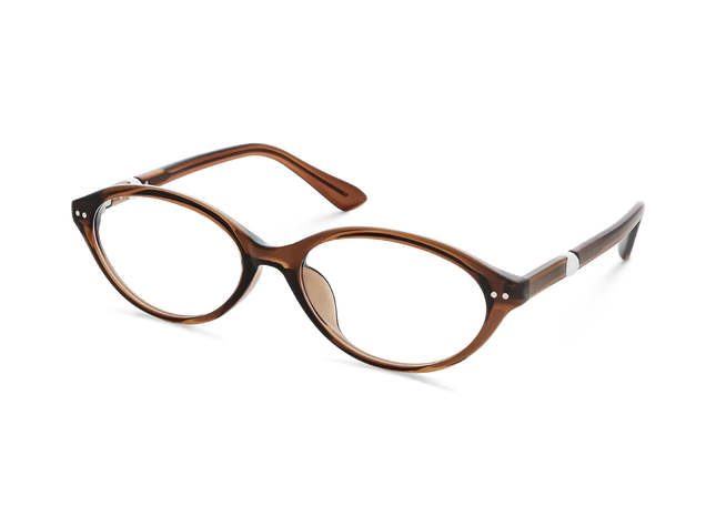 Piper Dark Brown Round Glasses 3