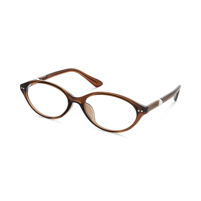Piper Dark Brown Round Glasses 3
