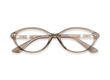 Piper Light Brown Round Glasses 1