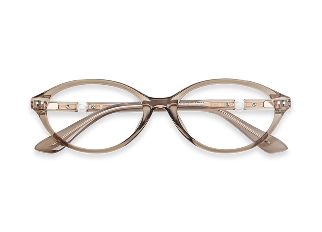 Piper Light Brown Round Glasses 1