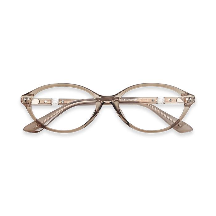 Piper Light Brown Round Glasses 1