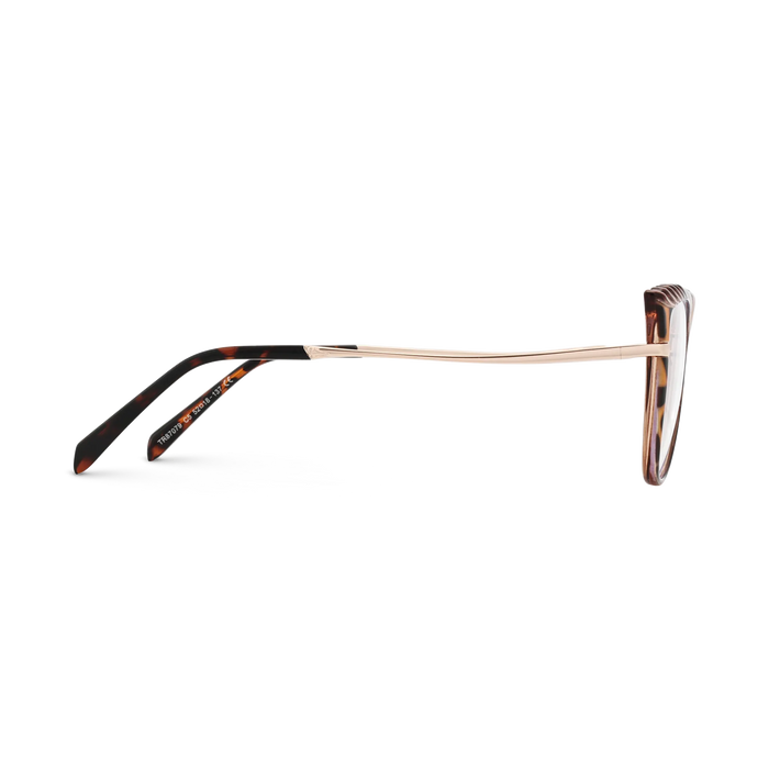 Presley Gold/Leopard Cat Eye Glasses 4