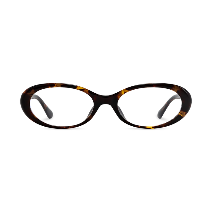 Rose Dark Tortoise Round Glasses 2