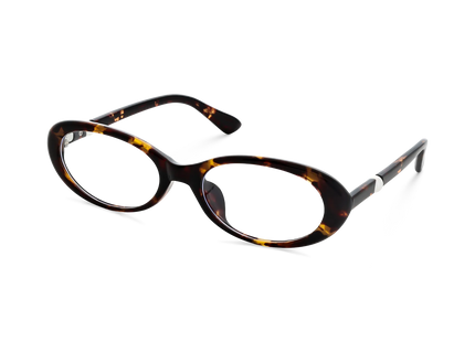 Rose Dark Tortoise Round Glasses 3