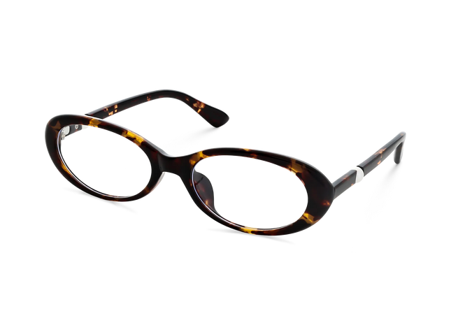 Rose Dark Tortoise Round Glasses 3
