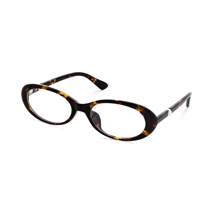 Rose Dark Tortoise Round Glasses 3