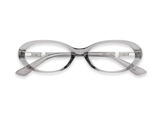 Rose Grey Round Glasses 1