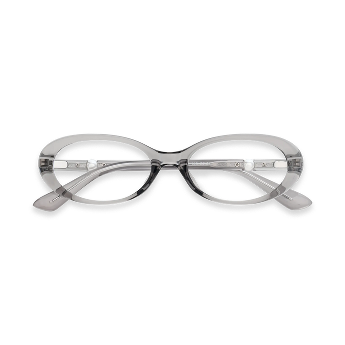Rose Grey Round Glasses 1