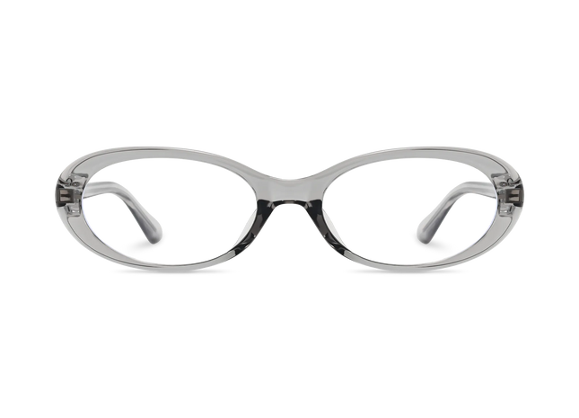 Rose Grey Round Glasses 2
