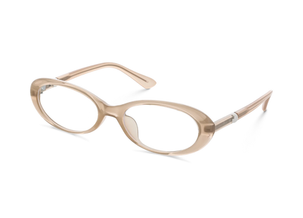 Rose Taupe Round Glasses 3
