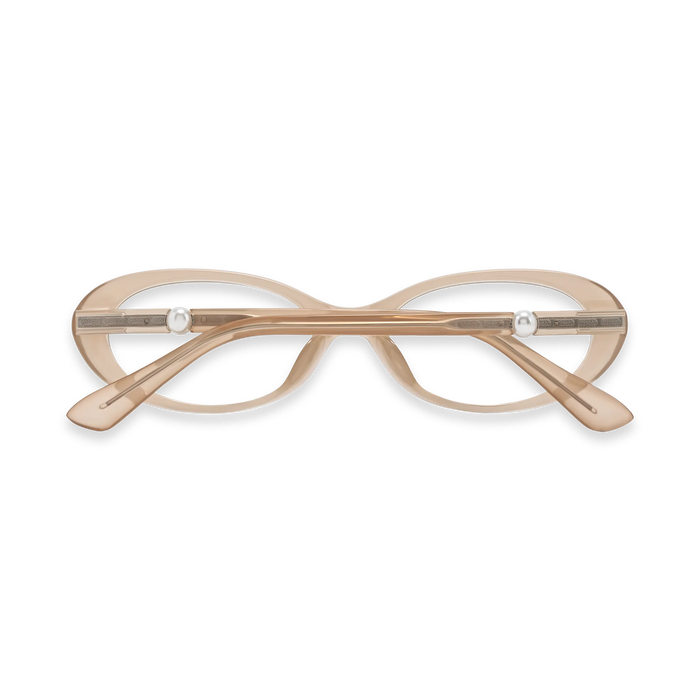 Rose Taupe Round Glasses 5
