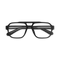 Ruby Black Aviator Glasses 1