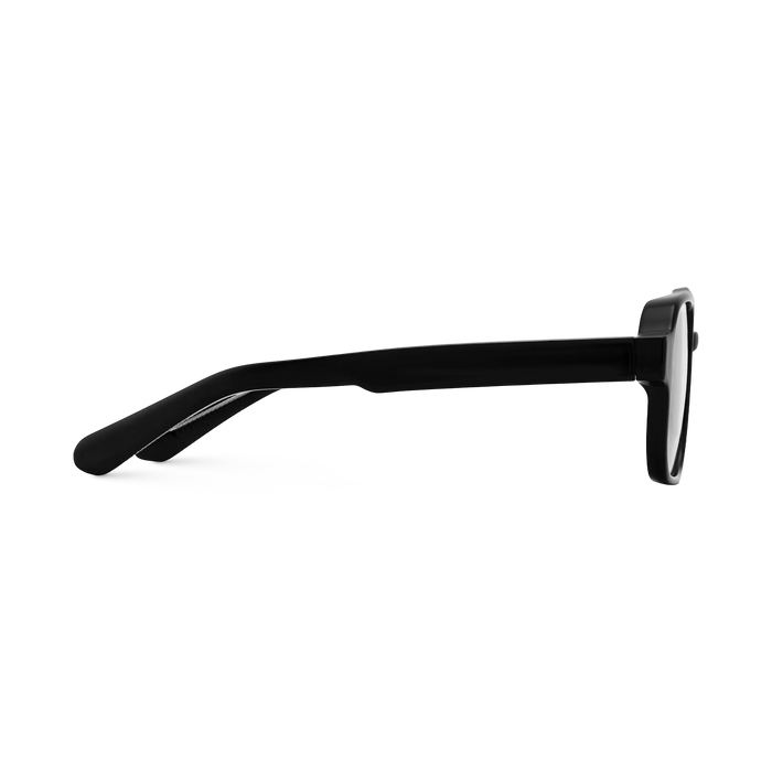 Ruby Black Aviator Glasses 4