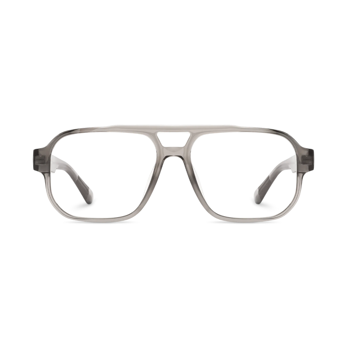Ruby Crystal Grey Aviator Glasses 2