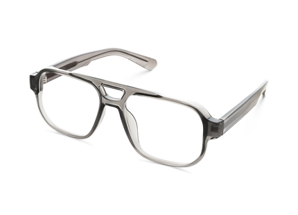 Ruby Crystal Grey Aviator Glasses 5