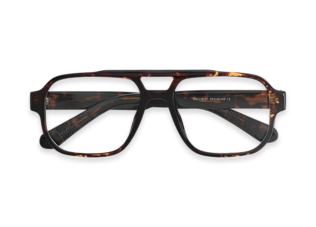 Ruby Tortoise Aviator Glasses 1