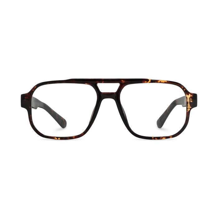 Ruby Tortoise Aviator Glasses 2