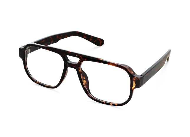 Ruby Tortoise Aviator Glasses 5