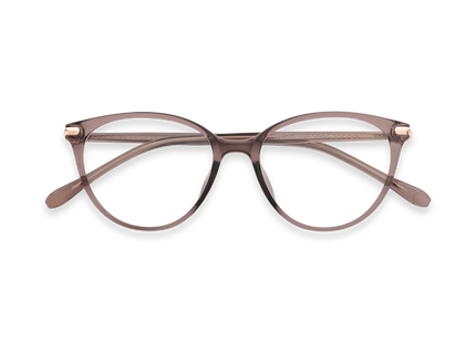 Saylor Dark Purple Round Glasses 1