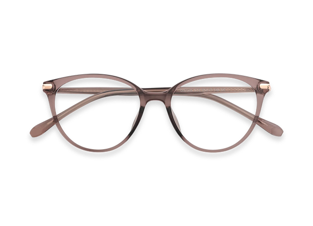 Saylor Dark Purple Round Glasses 1