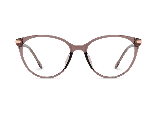 Saylor Dark Purple Round Glasses 2