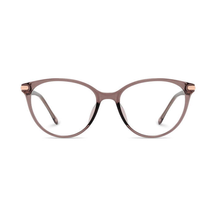 Saylor Dark Purple Round Glasses 2