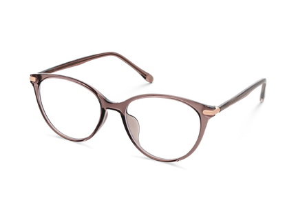 Saylor Dark Purple Round Glasses 3
