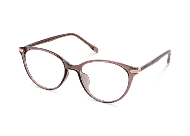 Saylor Dark Purple Round Glasses 3