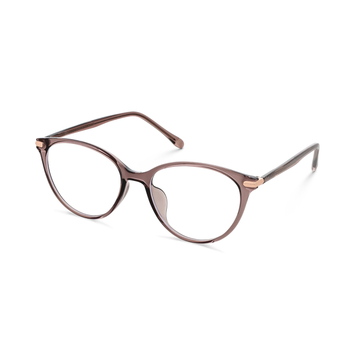 Saylor Dark Purple Round Glasses 3