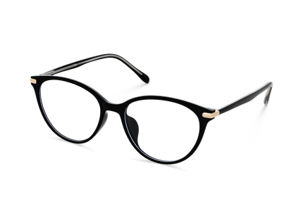 Saylor Gold/Black Round Glasses 3