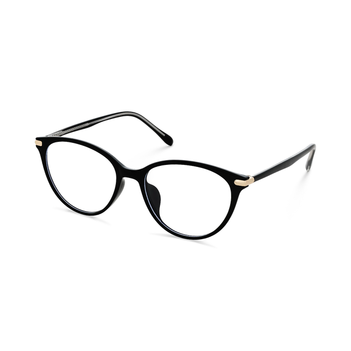 Saylor Gold/Black Round Glasses 3