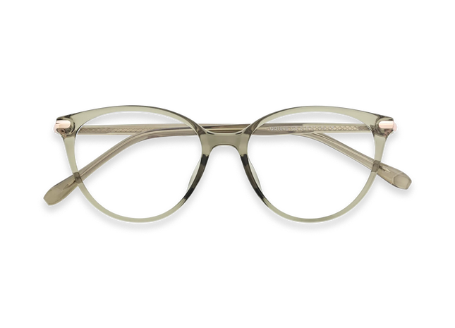 Saylor Green Round Glasses 1