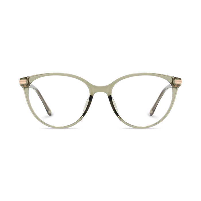 Saylor Green Round Glasses 2