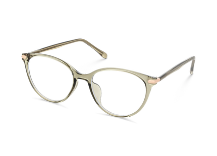 Saylor Green Round Glasses 3