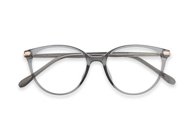 Saylor Grey Round Glasses 1