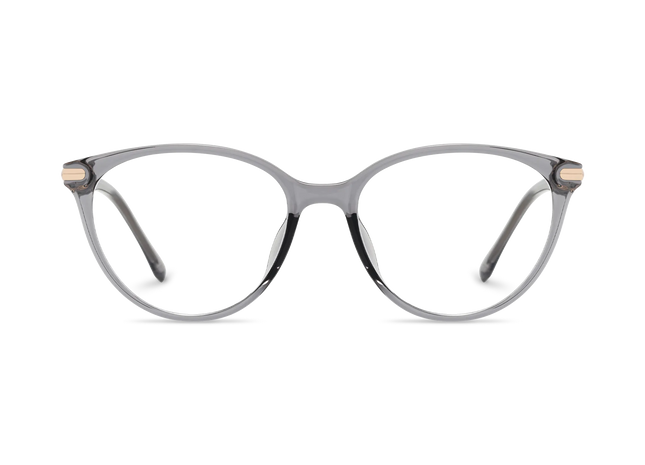Saylor Grey Round Glasses 2