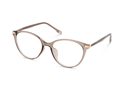 Saylor  Light Brown Round Glasses 3