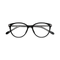 Saylor Silver/Black Round Glasses 1