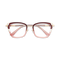 Scarlett Gold/Red Square Glasses-Front View 1