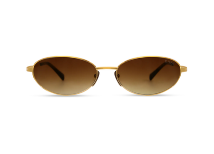 Shena gold dark tortoise brown frame brown gradient lens 1