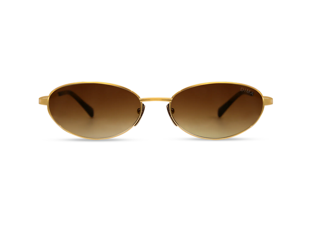 Shena gold dark tortoise brown frame brown gradient lens 1