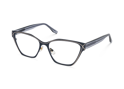 Sutton Navy Blue Square Glasses 3