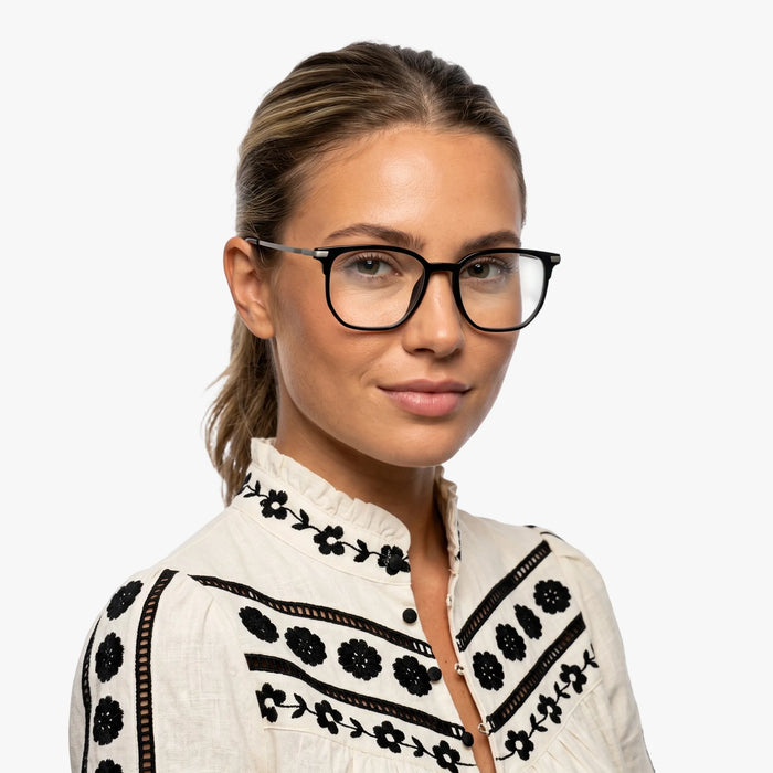 Tadeo Black/Silver Glasses Model Pic 5