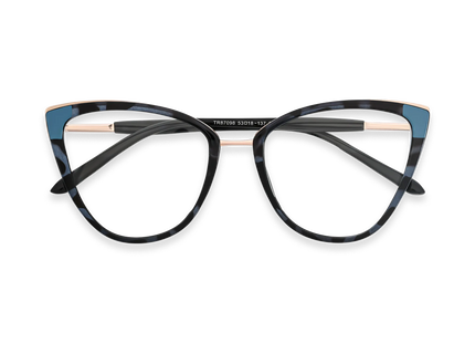 Tate Blue Women's Cat Eye Glasses 1