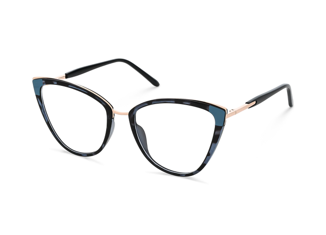 Tate Blue Women's Cat Eye Glasses 3