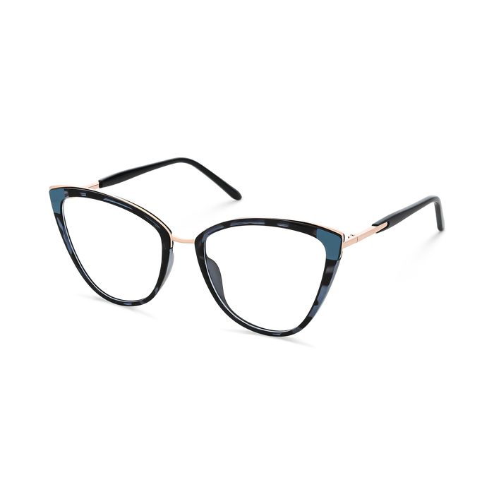 Tate Blue Women's Cat Eye Glasses 3