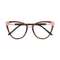 Tate Dark Brown Women's Cat Eye Glasses 1