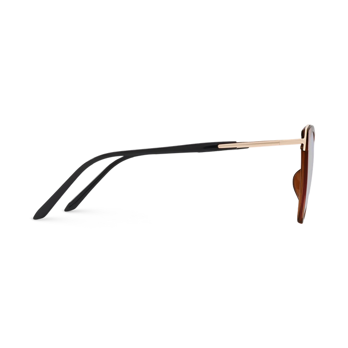 Tate Dark Brown Women's Cat Eye Glasses 4